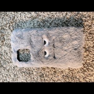 iPhone 12/12 Pro Case (Furry Grumpy Monster Face)